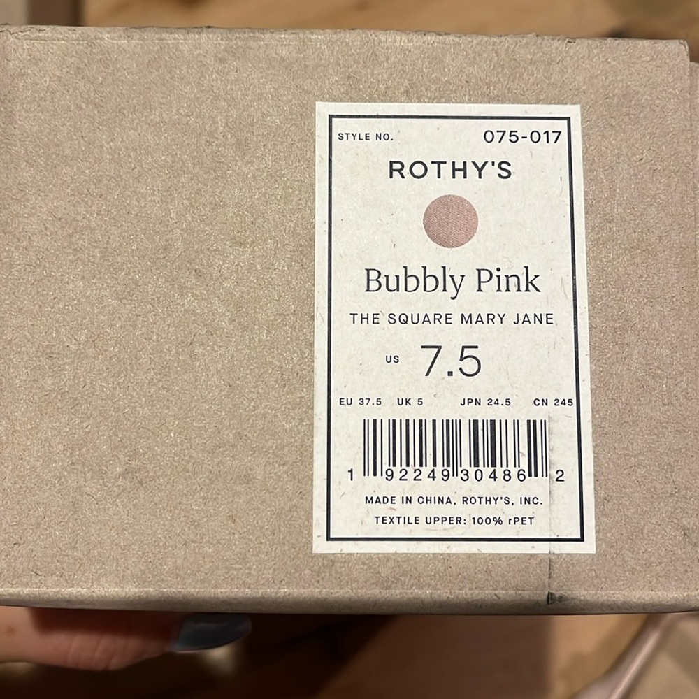 Square Mary Jane Bubbly Pink